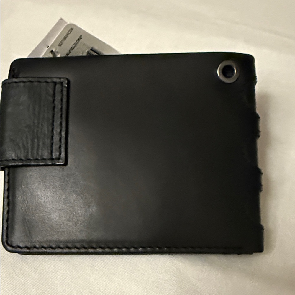 NWT Harley-Davidson Black Leather Card Holder - Picture 9 of 13